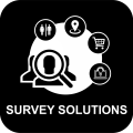 Survey Solutions Icon Market Research Icon
